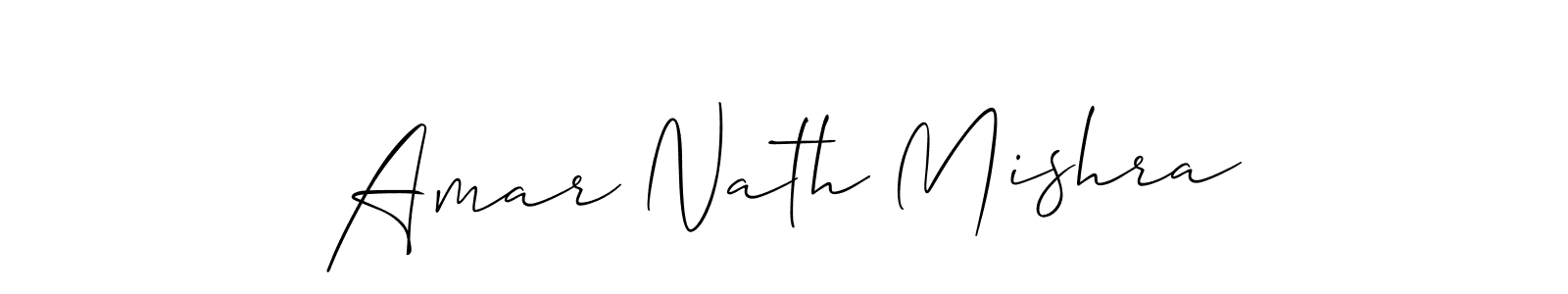 This is the best signature style for the Amar Nath Mishra name. Also you like these signature font (Allison_Script). Mix name signature. Amar Nath Mishra signature style 2 images and pictures png