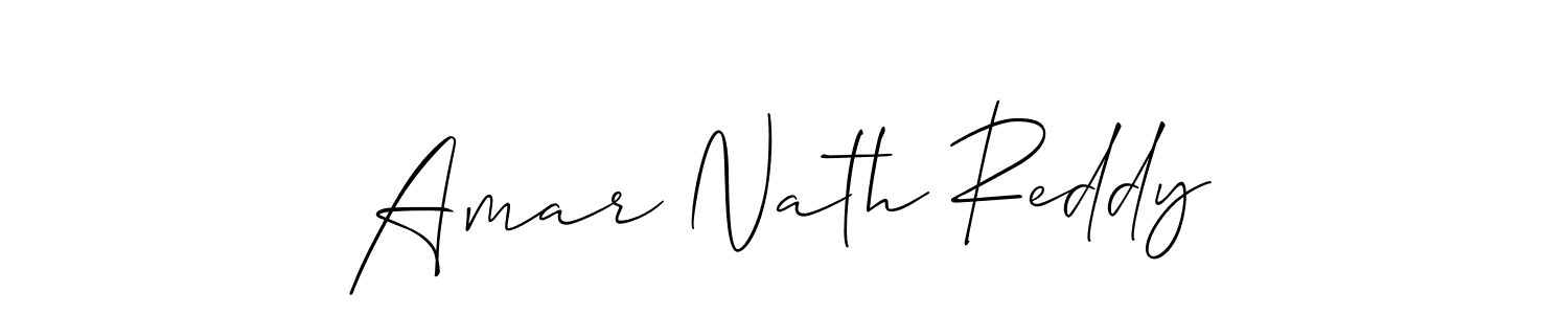 The best way (Allison_Script) to make a short signature is to pick only two or three words in your name. The name Amar Nath Reddy include a total of six letters. For converting this name. Amar Nath Reddy signature style 2 images and pictures png