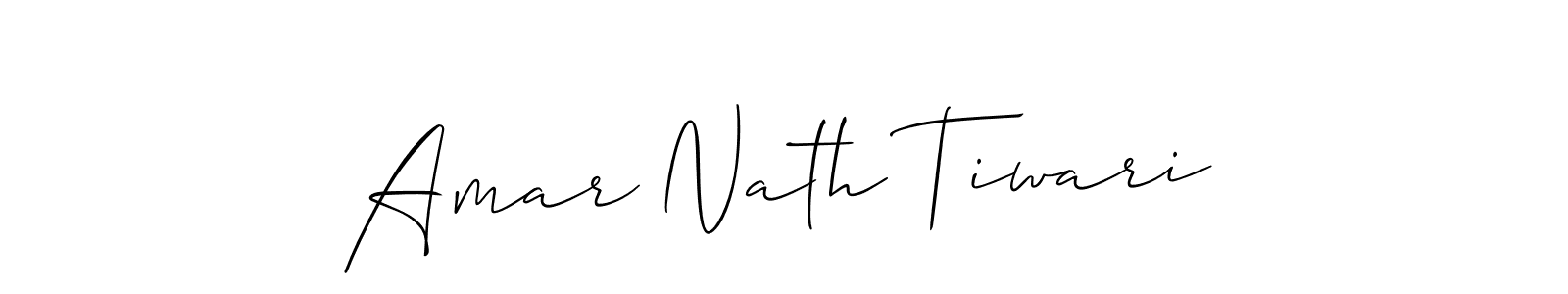 Also we have Amar Nath Tiwari name is the best signature style. Create professional handwritten signature collection using Allison_Script autograph style. Amar Nath Tiwari signature style 2 images and pictures png