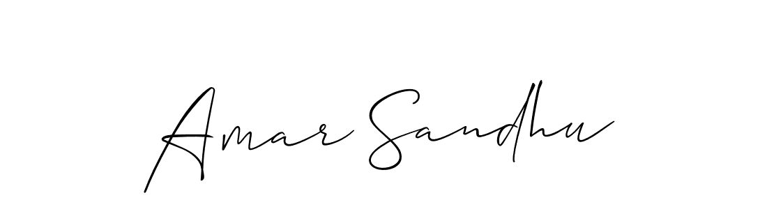 The best way (Allison_Script) to make a short signature is to pick only two or three words in your name. The name Amar Sandhu include a total of six letters. For converting this name. Amar Sandhu signature style 2 images and pictures png