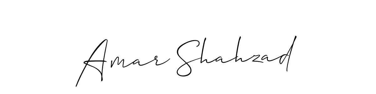 Similarly Allison_Script is the best handwritten signature design. Signature creator online .You can use it as an online autograph creator for name Amar Shahzad. Amar Shahzad signature style 2 images and pictures png