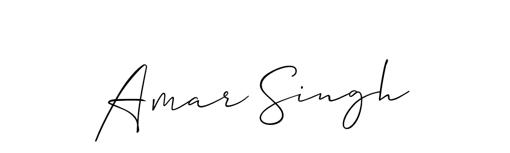 Create a beautiful signature design for name Amar Singh. With this signature (Allison_Script) fonts, you can make a handwritten signature for free. Amar Singh signature style 2 images and pictures png