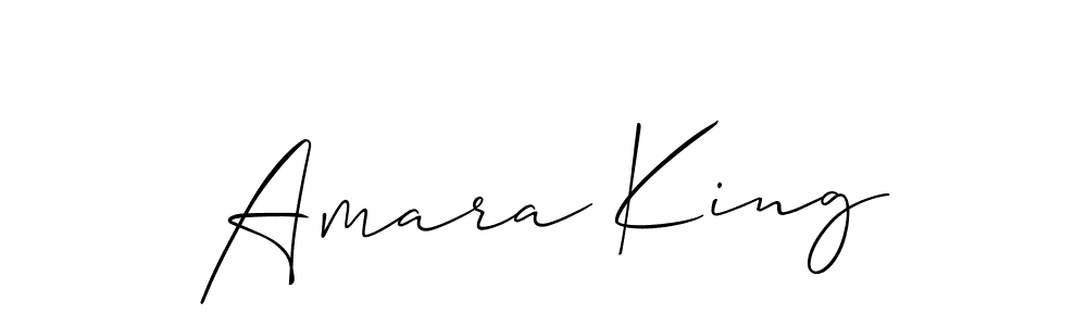 Also You can easily find your signature by using the search form. We will create Amara King name handwritten signature images for you free of cost using Allison_Script sign style. Amara King signature style 2 images and pictures png