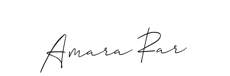 Also You can easily find your signature by using the search form. We will create Amara Rar name handwritten signature images for you free of cost using Allison_Script sign style. Amara Rar signature style 2 images and pictures png