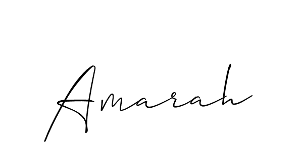 It looks lik you need a new signature style for name Amarah. Design unique handwritten (Allison_Script) signature with our free signature maker in just a few clicks. Amarah signature style 2 images and pictures png