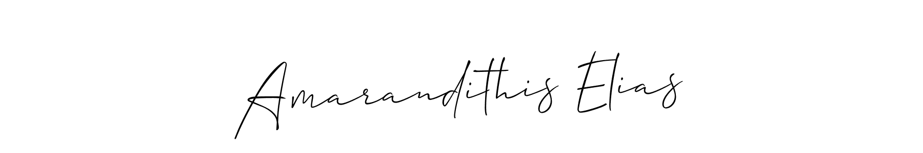You can use this online signature creator to create a handwritten signature for the name Amarandithis Elias. This is the best online autograph maker. Amarandithis Elias signature style 2 images and pictures png