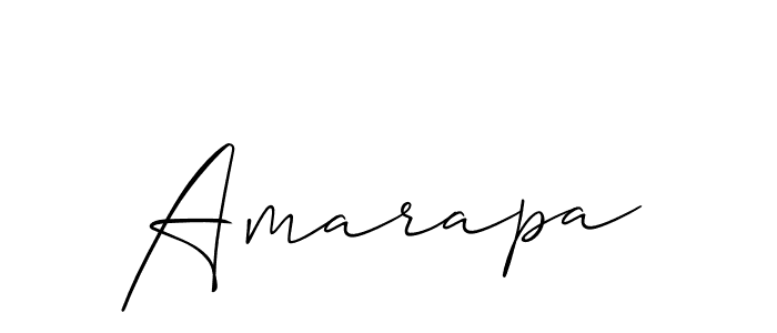 Best and Professional Signature Style for Amarapa. Allison_Script Best Signature Style Collection. Amarapa signature style 2 images and pictures png