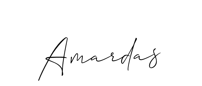 How to make Amardas name signature. Use Allison_Script style for creating short signs online. This is the latest handwritten sign. Amardas signature style 2 images and pictures png