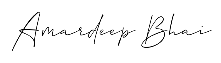 Upgrade your professional image with Amardeep Bhai signature created with Allison_Script font. Fast, free, and watermark-free download. Amardeep Bhai signature style 2 images and pictures png