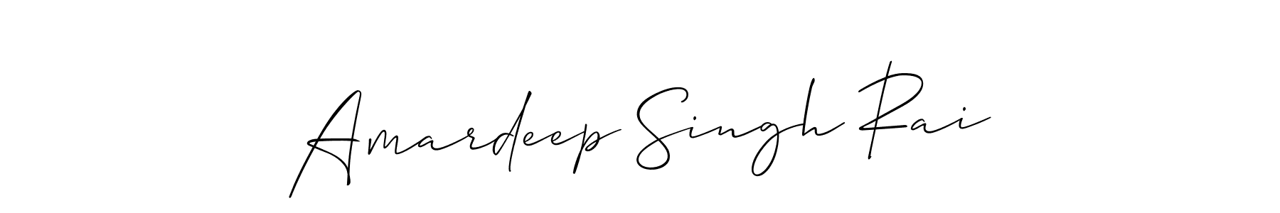 Create a beautiful signature design for name Amardeep Singh Rai. With this signature (Allison_Script) fonts, you can make a handwritten signature for free. Amardeep Singh Rai signature style 2 images and pictures png