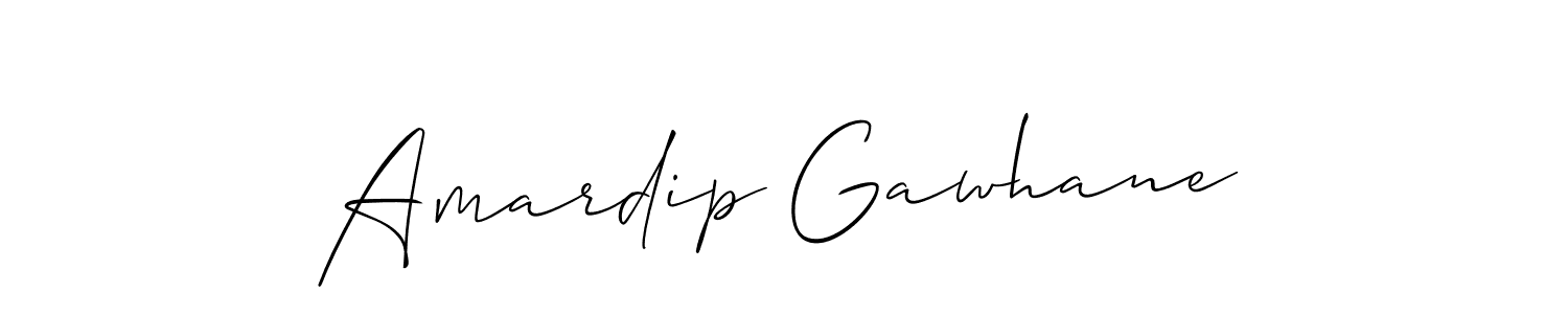 Allison_Script is a professional signature style that is perfect for those who want to add a touch of class to their signature. It is also a great choice for those who want to make their signature more unique. Get Amardip Gawhane name to fancy signature for free. Amardip Gawhane signature style 2 images and pictures png