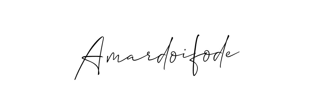 Create a beautiful signature design for name Amardoifode. With this signature (Allison_Script) fonts, you can make a handwritten signature for free. Amardoifode signature style 2 images and pictures png