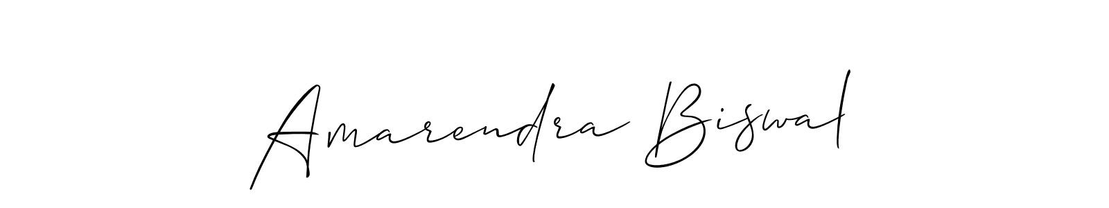 The best way (Allison_Script) to make a short signature is to pick only two or three words in your name. The name Amarendra Biswal include a total of six letters. For converting this name. Amarendra Biswal signature style 2 images and pictures png