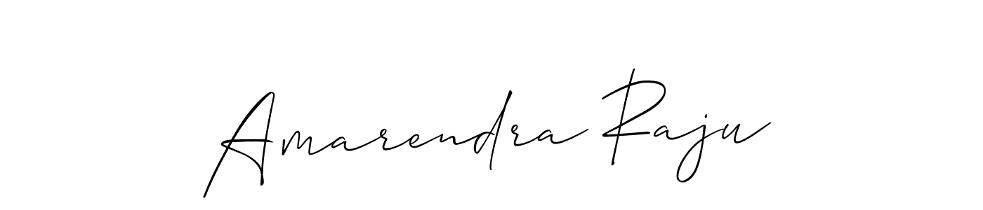 You should practise on your own different ways (Allison_Script) to write your name (Amarendra Raju) in signature. don't let someone else do it for you. Amarendra Raju signature style 2 images and pictures png