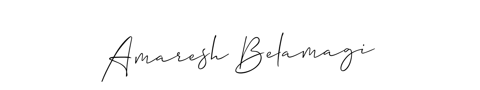 This is the best signature style for the Amaresh Belamagi name. Also you like these signature font (Allison_Script). Mix name signature. Amaresh Belamagi signature style 2 images and pictures png