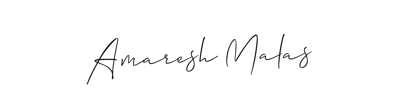 Amaresh Malas stylish signature style. Best Handwritten Sign (Allison_Script) for my name. Handwritten Signature Collection Ideas for my name Amaresh Malas. Amaresh Malas signature style 2 images and pictures png