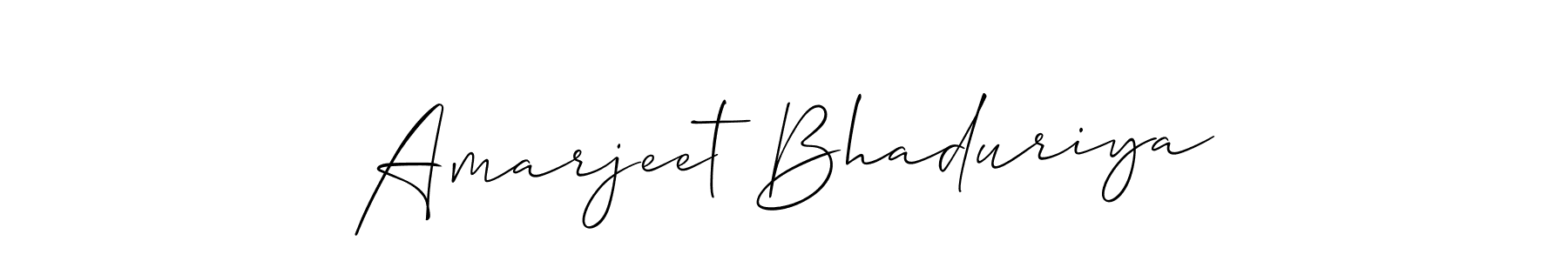 Check out images of Autograph of Amarjeet Bhaduriya name. Actor Amarjeet Bhaduriya Signature Style. Allison_Script is a professional sign style online. Amarjeet Bhaduriya signature style 2 images and pictures png