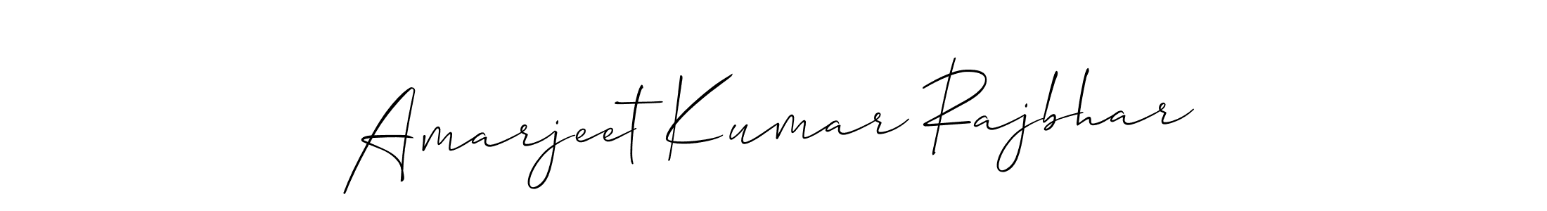 Similarly Allison_Script is the best handwritten signature design. Signature creator online .You can use it as an online autograph creator for name Amarjeet Kumar Rajbhar. Amarjeet Kumar Rajbhar signature style 2 images and pictures png