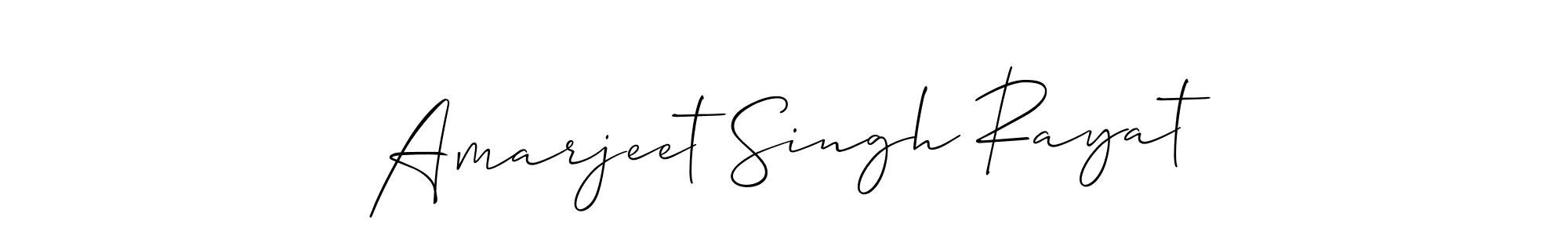 This is the best signature style for the Amarjeet Singh Rayat name. Also you like these signature font (Allison_Script). Mix name signature. Amarjeet Singh Rayat signature style 2 images and pictures png