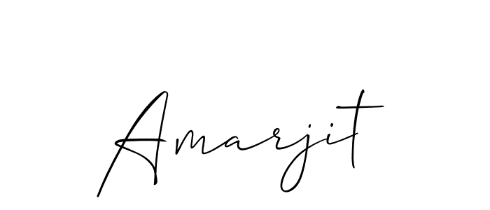 if you are searching for the best signature style for your name Amarjit. so please give up your signature search. here we have designed multiple signature styles  using Allison_Script. Amarjit signature style 2 images and pictures png