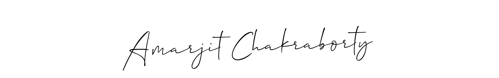 Make a beautiful signature design for name Amarjit Chakraborty. With this signature (Allison_Script) style, you can create a handwritten signature for free. Amarjit Chakraborty signature style 2 images and pictures png