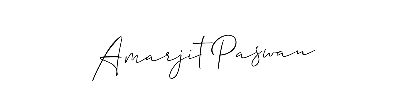 if you are searching for the best signature style for your name Amarjit Paswan. so please give up your signature search. here we have designed multiple signature styles  using Allison_Script. Amarjit Paswan signature style 2 images and pictures png