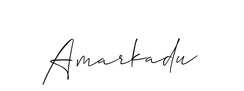 if you are searching for the best signature style for your name Amarkadu. so please give up your signature search. here we have designed multiple signature styles  using Allison_Script. Amarkadu signature style 2 images and pictures png