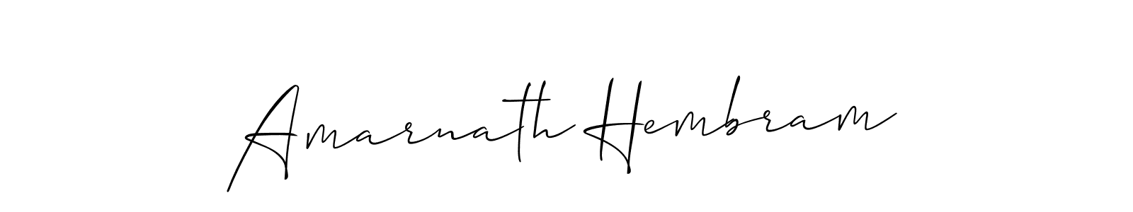 How to Draw Amarnath Hembram signature style? Allison_Script is a latest design signature styles for name Amarnath Hembram. Amarnath Hembram signature style 2 images and pictures png