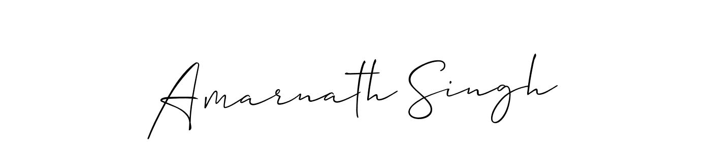 Design your own signature with our free online signature maker. With this signature software, you can create a handwritten (Allison_Script) signature for name Amarnath Singh. Amarnath Singh signature style 2 images and pictures png