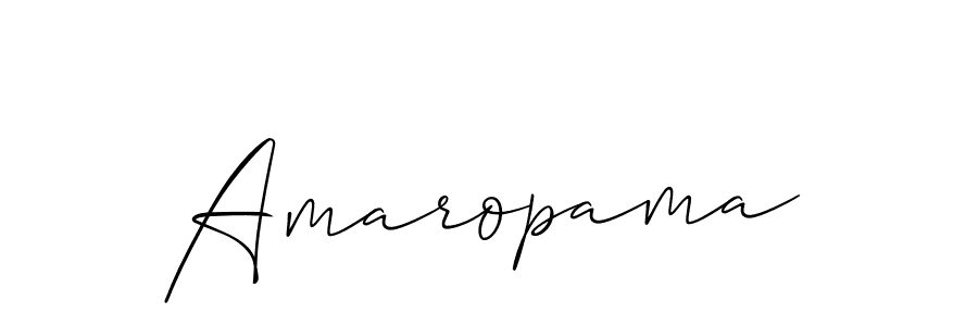 It looks lik you need a new signature style for name Amaropama. Design unique handwritten (Allison_Script) signature with our free signature maker in just a few clicks. Amaropama signature style 2 images and pictures png