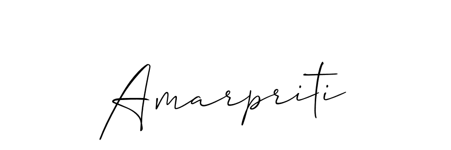 How to make Amarpriti signature? Allison_Script is a professional autograph style. Create handwritten signature for Amarpriti name. Amarpriti signature style 2 images and pictures png