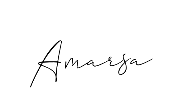 Also we have Amarsa name is the best signature style. Create professional handwritten signature collection using Allison_Script autograph style. Amarsa signature style 2 images and pictures png