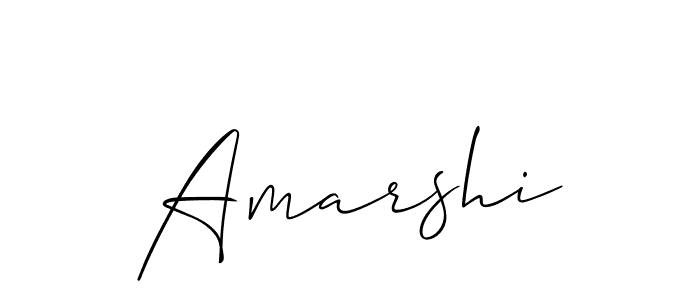 How to make Amarshi name signature. Use Allison_Script style for creating short signs online. This is the latest handwritten sign. Amarshi signature style 2 images and pictures png