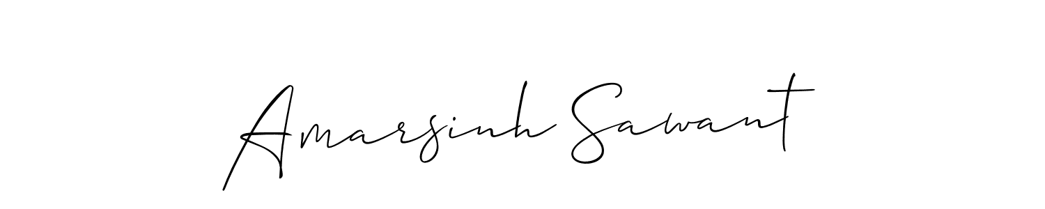 Create a beautiful signature design for name Amarsinh Sawant. With this signature (Allison_Script) fonts, you can make a handwritten signature for free. Amarsinh Sawant signature style 2 images and pictures png