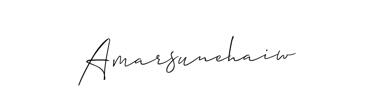 Amarsunehaiw stylish signature style. Best Handwritten Sign (Allison_Script) for my name. Handwritten Signature Collection Ideas for my name Amarsunehaiw. Amarsunehaiw signature style 2 images and pictures png