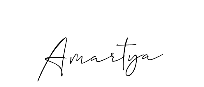 You should practise on your own different ways (Allison_Script) to write your name (Amartya) in signature. don't let someone else do it for you. Amartya signature style 2 images and pictures png