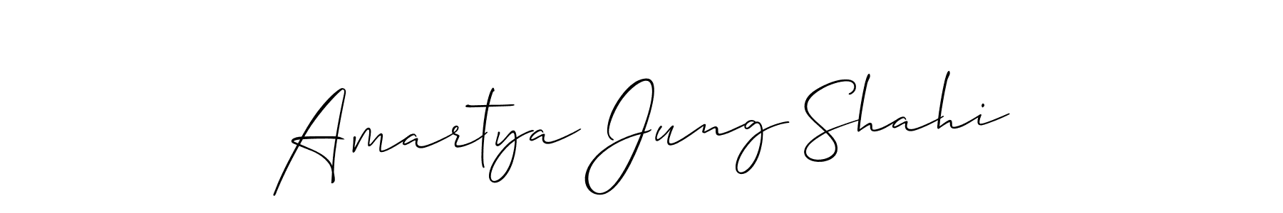 Make a beautiful signature design for name Amartya Jung Shahi. Use this online signature maker to create a handwritten signature for free. Amartya Jung Shahi signature style 2 images and pictures png