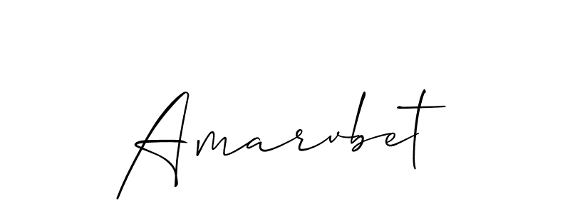 You should practise on your own different ways (Allison_Script) to write your name (Amarvbet) in signature. don't let someone else do it for you. Amarvbet signature style 2 images and pictures png