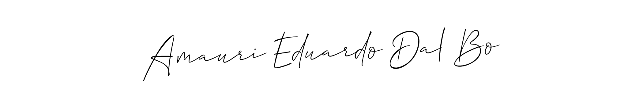 if you are searching for the best signature style for your name Amauri Eduardo Dal Bo. so please give up your signature search. here we have designed multiple signature styles  using Allison_Script. Amauri Eduardo Dal Bo signature style 2 images and pictures png