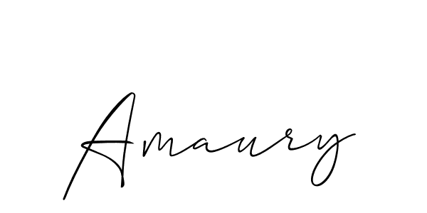 The best way (Allison_Script) to make a short signature is to pick only two or three words in your name. The name Amaury include a total of six letters. For converting this name. Amaury signature style 2 images and pictures png