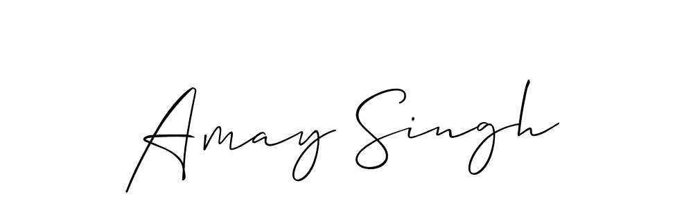 Also You can easily find your signature by using the search form. We will create Amay Singh name handwritten signature images for you free of cost using Allison_Script sign style. Amay Singh signature style 2 images and pictures png