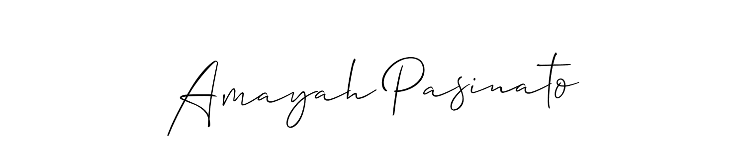 Make a beautiful signature design for name Amayah Pasinato. Use this online signature maker to create a handwritten signature for free. Amayah Pasinato signature style 2 images and pictures png
