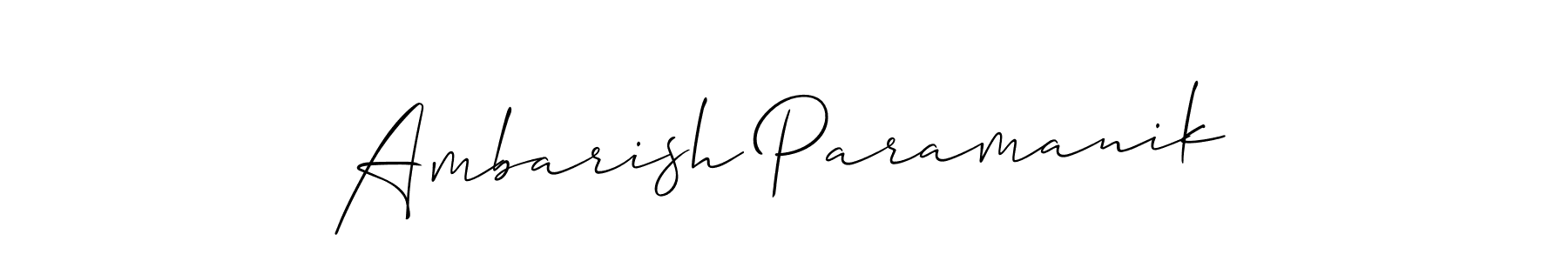 Once you've used our free online signature maker to create your best signature Allison_Script style, it's time to enjoy all of the benefits that Ambarish Paramanik name signing documents. Ambarish Paramanik signature style 2 images and pictures png
