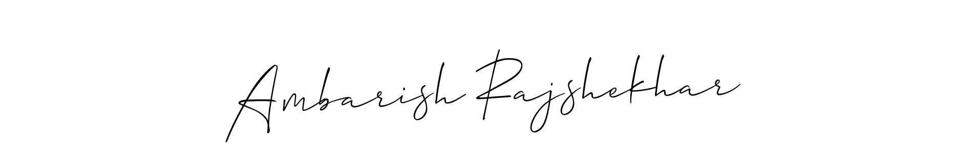 It looks lik you need a new signature style for name Ambarish Rajshekhar. Design unique handwritten (Allison_Script) signature with our free signature maker in just a few clicks. Ambarish Rajshekhar signature style 2 images and pictures png