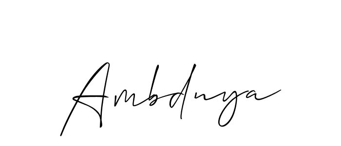 Make a short Ambdnya signature style. Manage your documents anywhere anytime using Allison_Script. Create and add eSignatures, submit forms, share and send files easily. Ambdnya signature style 2 images and pictures png