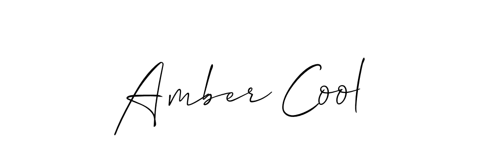 Create a beautiful signature design for name Amber Cool. With this signature (Allison_Script) fonts, you can make a handwritten signature for free. Amber Cool signature style 2 images and pictures png