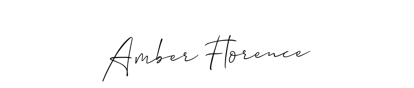 Also we have Amber Florence name is the best signature style. Create professional handwritten signature collection using Allison_Script autograph style. Amber Florence signature style 2 images and pictures png