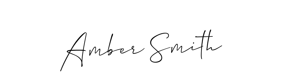 Create a beautiful signature design for name Amber Smith. With this signature (Allison_Script) fonts, you can make a handwritten signature for free. Amber Smith signature style 2 images and pictures png