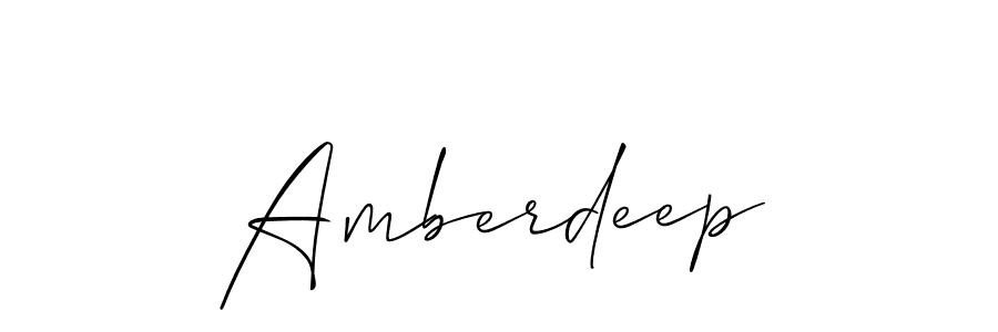 How to Draw Amberdeep signature style? Allison_Script is a latest design signature styles for name Amberdeep. Amberdeep signature style 2 images and pictures png