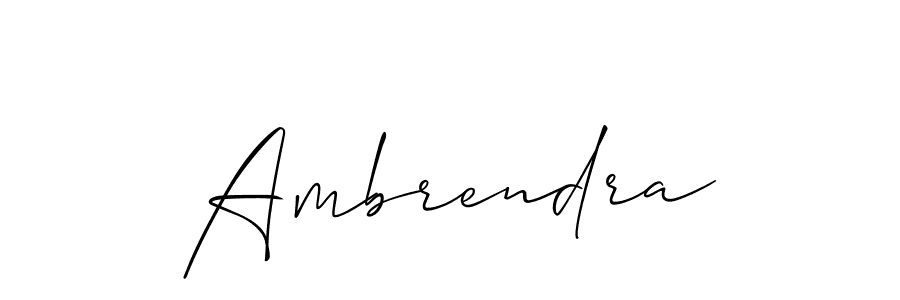 How to Draw Ambrendra signature style? Allison_Script is a latest design signature styles for name Ambrendra. Ambrendra signature style 2 images and pictures png